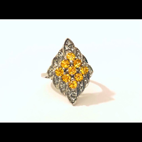 Ely’s Fate garnet and topaze Ring - Picture 1 of 2